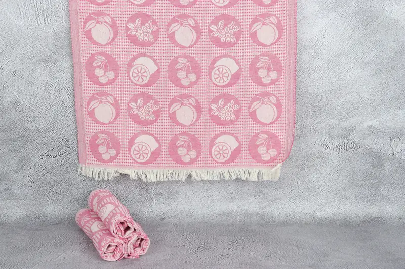 Kitchen Towel, Bridesmaid Gifts, Custom Hand Towel, Monogram Turkish Bath Towel, 28x20 Cotton Fruits Patterned Towel, Personalized Gift For Her - 1
