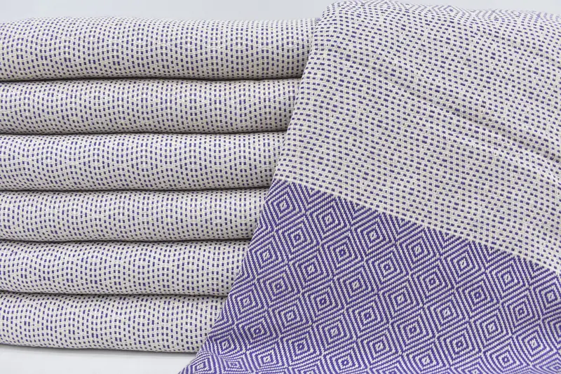 Organic Throw, Customized Turkish Blanket, Bridal Shower Favors, Woven Throw Blanket, 104x80 Cotton Diamond Towel, Personalized Gifts, Throw Blanket - 3