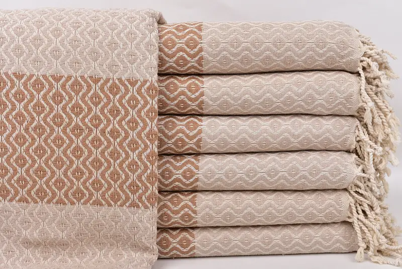 Monogram Towels, 70x40 Cotton Striped Towel, Home Gift, Bachelorette Party Favors, Turkish beach towel, Wedding Hand Made Gift, Luxury towel - 1