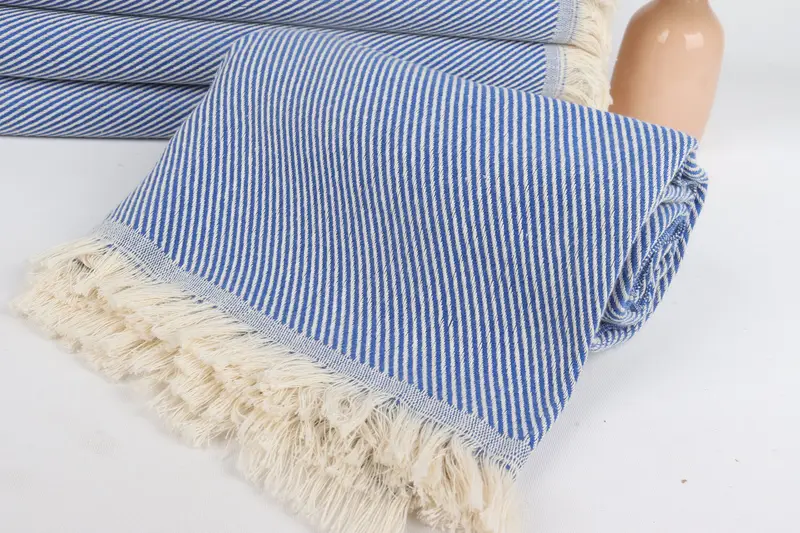 Beach Wedding Favor, 70x36 Cotton Striped Towel, Custom Towel Beach, Personalized Gift, Absorbent towel, Hammam towel, Valentines Gift - 4