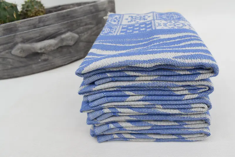28x20 Cotton Striped Towel, Family Gift, Gym Towel, Organic Towel, Personalized Gift, Turkish Hand Towel, Gift For Her, Monogram Kitchen Towel - 6