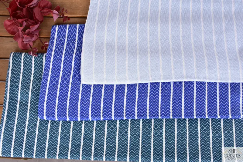 Cotton towel, 70x40 Cotton Striped Towel, Bridal Gifts, Custom Wedding Gift, Beach Size Towel, Wedding Gifts Towel, Towel With Name, Peshtemal Towel - 4