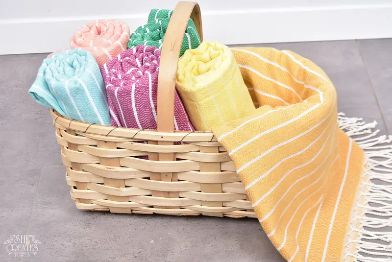 Cotton towel, 70x40 Cotton Striped Towel, Bridal Gifts, Custom Wedding Gift, Beach Size Towel, Wedding Gifts Towel, Towel With Name, Peshtemal Towel - 7