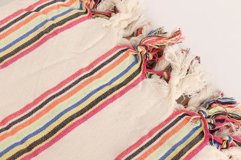 Turkish beach towel, Bridesmaid Towel, Wedding Day Gift For Bride, Turkish hand towel, Bridal Shower Gift, 70x38 Cotton Striped Towel, Organic Towel - 5