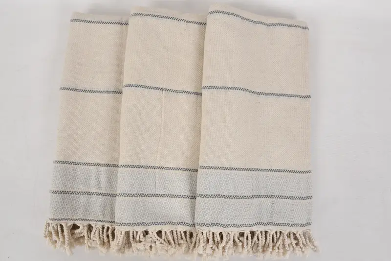 70x36 Cotton Striped Towel, Lightweight towel, Wedding Towel, Cotton towel, Quick-Dry Beach Towel, Girls Weekend Favors, Maid Of Honor Gift - 3