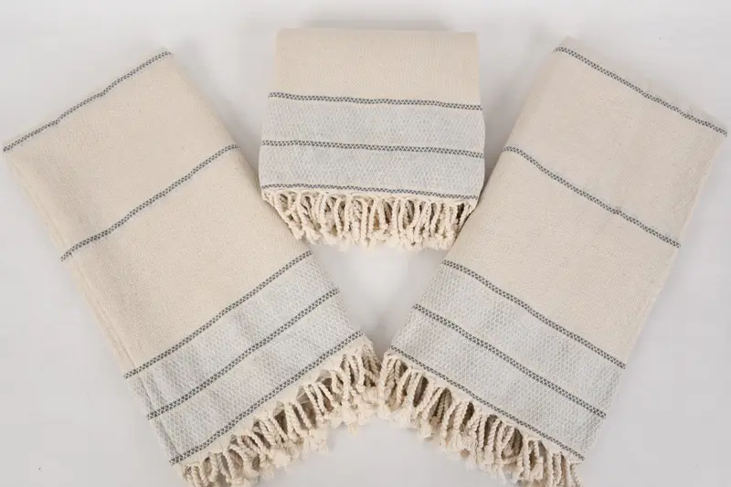 70x36 Cotton Striped Towel, Lightweight towel, Wedding Towel, Cotton towel, Quick-Dry Beach Towel, Girls Weekend Favors, Maid Of Honor Gift - 7