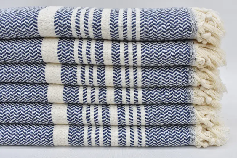 Wedding Gift, Customized Turkish Towel, 40x18 Cotton Striped Towel, Bridal Shower Gift, Monogrammed Hand Towel, Monogram Kitchen Towel, Gift Towel - 2