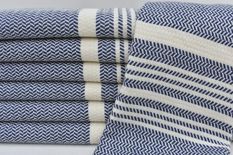 Wedding Gift, Customized Turkish Towel, 40x18 Cotton Striped Towel, Bridal Shower Gift, Monogrammed Hand Towel, Monogram Kitchen Towel, Gift Towel - 3