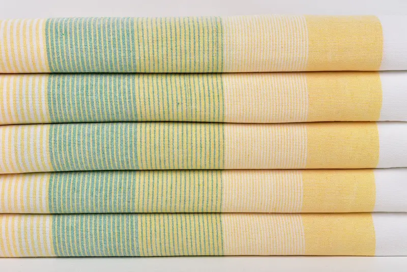 68x40 Cotton Striped Towel, Lightweight towel, Bachelorette Party Gifts, Bridesmaid Gift, Monogram Beach Towel, Personalized Wedding Gift For Couple - 3