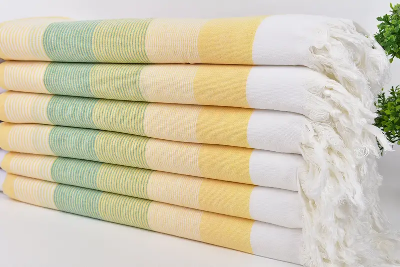 68x40 Cotton Striped Towel, Lightweight towel, Bachelorette Party Gifts, Bridesmaid Gift, Monogram Beach Towel, Personalized Wedding Gift For Couple - 5