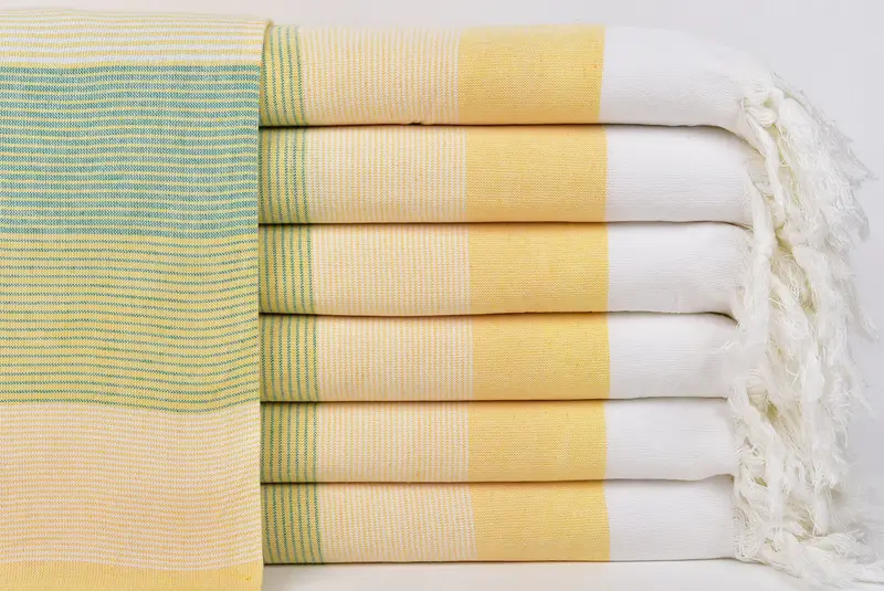 68x40 Cotton Striped Towel, Lightweight towel, Bachelorette Party Gifts, Bridesmaid Gift, Monogram Beach Towel, Personalized Wedding Gift For Couple - 2