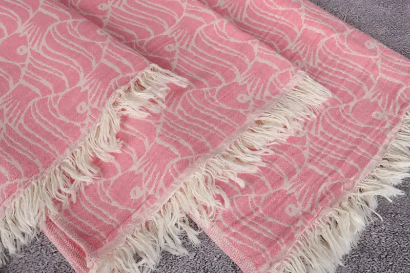 Best Friend Wedding Gift, Turkish Hand Towel, Small Bath Towels, Personalized Kitchen Towel, 40x24 Cotton Fish Design Towel, Monogram Dish Towel - 6