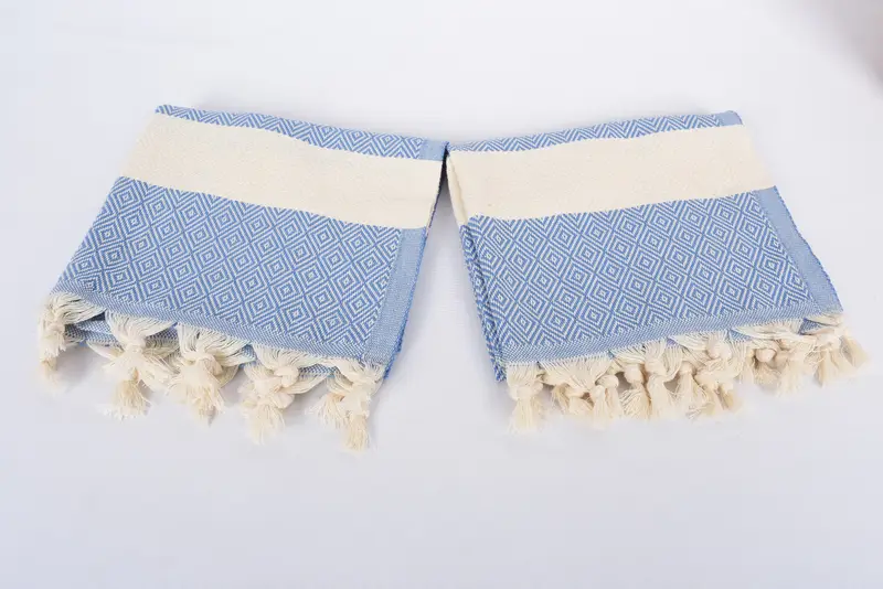 Monogrammed Hand Towel, Turkish Hand Towel, Wedding Gift, Summer Towel, Anniversary Gift For Her, Custom Turkish Towel, 36x20 Cotton Diamond Towel - 6