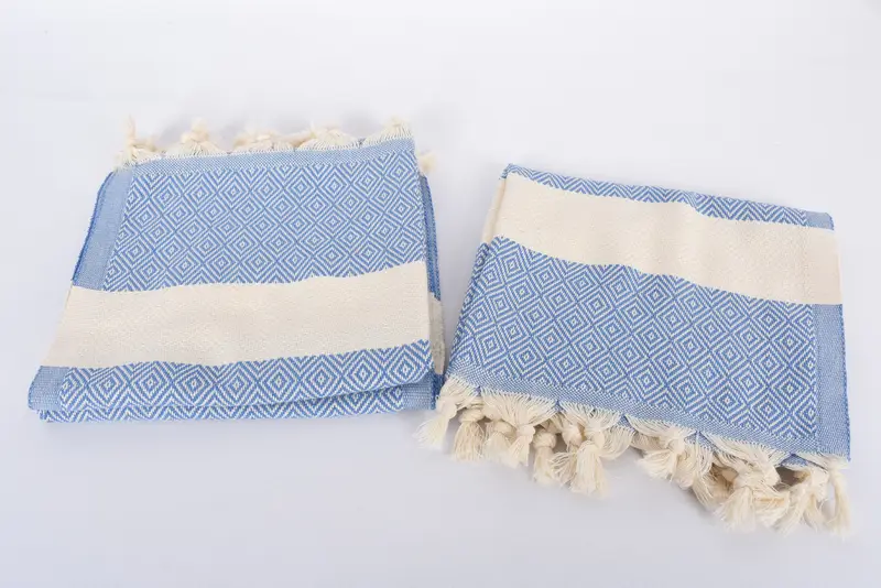 Monogrammed Hand Towel, Turkish Hand Towel, Wedding Gift, Summer Towel, Anniversary Gift For Her, Custom Turkish Towel, 36x20 Cotton Diamond Towel - 7