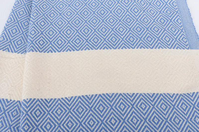 Monogrammed Hand Towel, Turkish Hand Towel, Wedding Gift, Summer Towel, Anniversary Gift For Her, Custom Turkish Towel, 36x20 Cotton Diamond Towel - 4