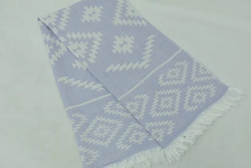 Turkish Tea Towel, Spa Towel, 40x20 Cotton Kilim Towel, Monogram Hand Towel, Gift For Her, Wedding Anniversary Gift, Small Bath Towels, Gift For Mom - 7