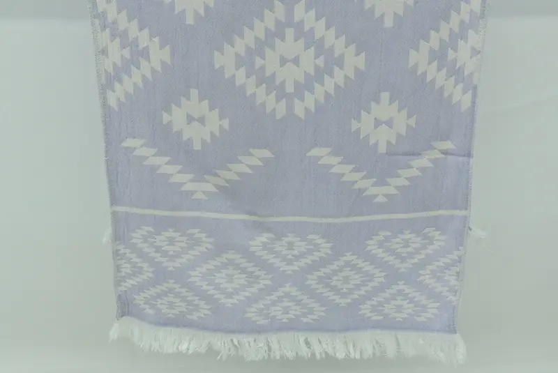 Turkish Tea Towel, Spa Towel, 40x20 Cotton Kilim Towel, Monogram Hand Towel, Gift For Her, Wedding Anniversary Gift, Small Bath Towels, Gift For Mom - 5