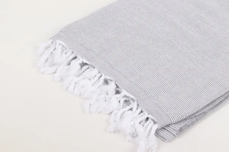 Bridal Shower Favor, Gift For Her, Quick-dry travel peshtemal towel, Monogram Turkish Towel, Beach Towel Gift, 68x40 Cotton Polka Dot Towel - 7