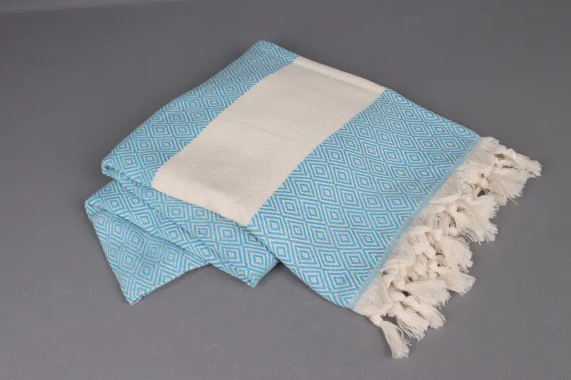 Personalized Gift For Him, Turkish hand towel, Kids Beach Towel, Bachelorette Gifts, Large Turkish Towel, 70x40 Cotton Diamond Towel, Spa Towel - 7