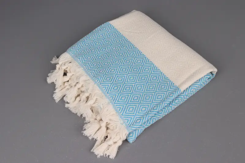 Personalized Gift For Him, Turkish hand towel, Kids Beach Towel, Bachelorette Gifts, Large Turkish Towel, 70x40 Cotton Diamond Towel, Spa Towel - 6