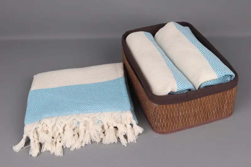 Personalized Gift For Him, Turkish hand towel, Kids Beach Towel, Bachelorette Gifts, Large Turkish Towel, 70x40 Cotton Diamond Towel, Spa Towel - 5
