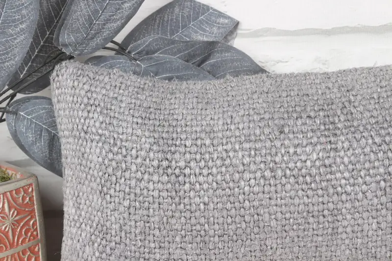 Boho Pillow Sham Cover, Pattern Throw Cushion Cover, Pillow for Couch, Kilim Pillow Cover, Pillow Sham, 8x16 Gray Pillow Cover - 2