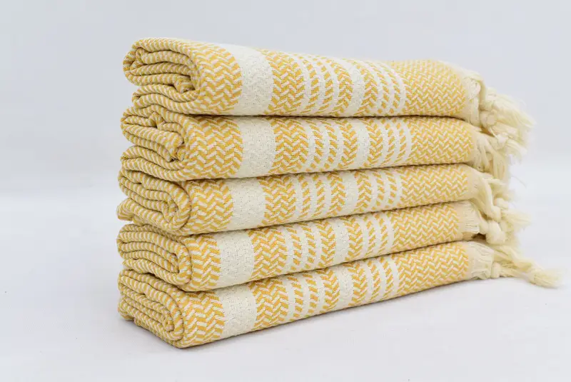 Memorial Gift, Turkish Tea Towel, Beach Theme Bachelorette Party, Turkish Towel Hand Towel, 40x18 Cotton Striped Towel, Personalized Hand Towel - 2
