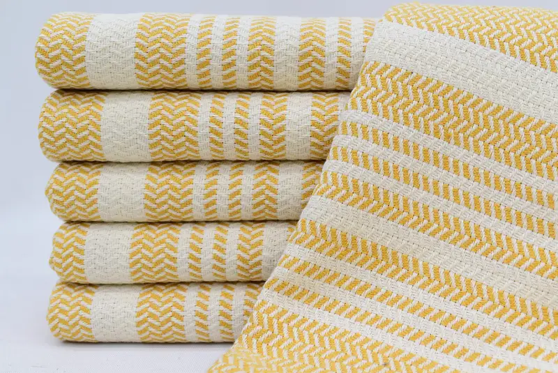 Memorial Gift, Turkish Tea Towel, Beach Theme Bachelorette Party, Turkish Towel Hand Towel, 40x18 Cotton Striped Towel, Personalized Hand Towel - 1