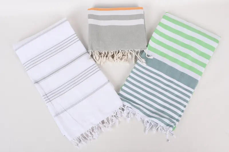Gift Boxes Towel, Sand-free towel, Gifts For Him, Turkish beach towel with fringe, 70x40 Cotton Set of 8 Towel, Bachelorette Party Gifts - 6