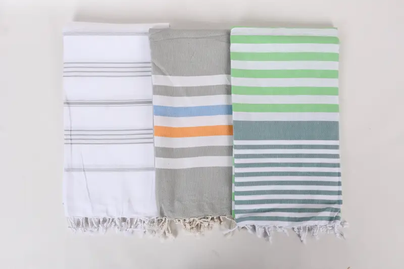 Gift Boxes Towel, Sand-free towel, Gifts For Him, Turkish beach towel with fringe, 70x40 Cotton Set of 8 Towel, Bachelorette Party Gifts - 7
