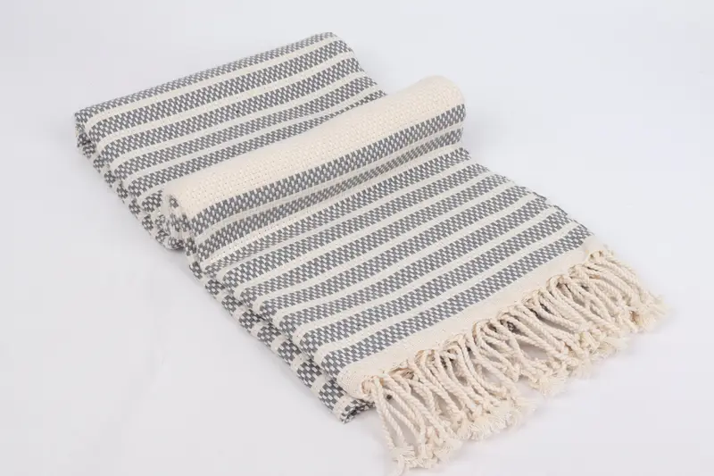 Personalized Beach Towel, Personalized Turkish Towel, Girls Weekend Favors, Custom Gift, Mother Of The Groom Gift, 70x40 Cotton Striped Towel - 6