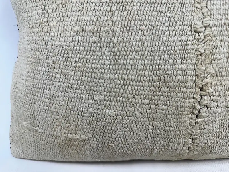Turkish Pillow, 12x20 Beige Pillow, Pillow Cover, Kilim Pillow Cover, Christmas Cushion, Couch Pillow, Pillow for Sofa, Accent Pillow - 2
