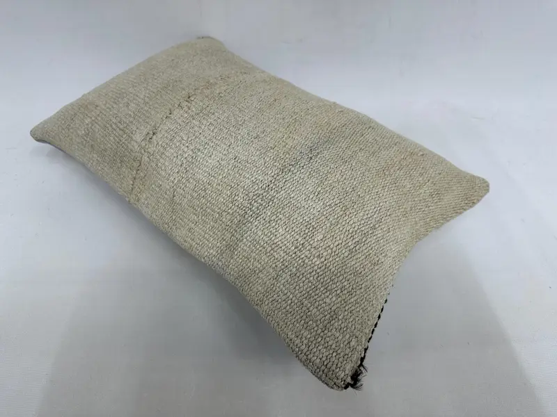 Turkish Pillow, 12x20 Beige Pillow, Pillow Cover, Kilim Pillow Cover, Christmas Cushion, Couch Pillow, Pillow for Sofa, Accent Pillow - 6