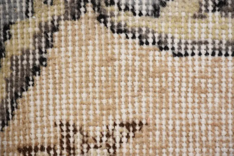 Vintage Kilim Throw Pillow, Cushion Case, Boho Pillow Sham Cover, Kilim Pillow Cover, Pastel Cushion Case, 12x12 Beige Pillow Sham - 3