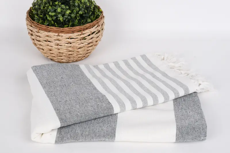 Sand-resistant towel, Bath towel, Bachelorette Party Gifts, 68x36 Cotton Striped Terry Towel, Girls Weekend Getaways Gifts, Maid Of Honor Gift - 4