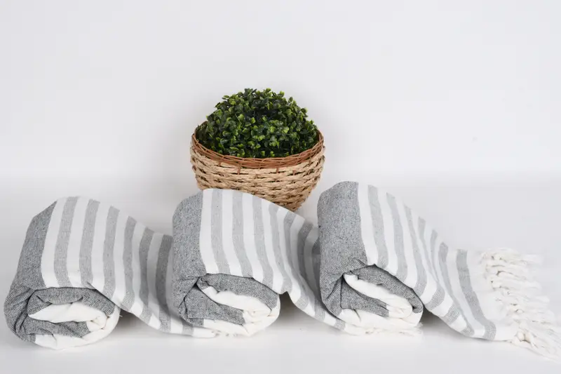 Sand-resistant towel, Bath towel, Bachelorette Party Gifts, 68x36 Cotton Striped Terry Towel, Girls Weekend Getaways Gifts, Maid Of Honor Gift - 8