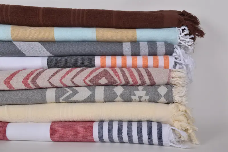 70x40 Cotton Set of 8 Towel, Personalized Gift For Her, Personalized Beach Towel, Monogram Beach Towel, Bachelorette Party Gifts Bridesmaids - 2