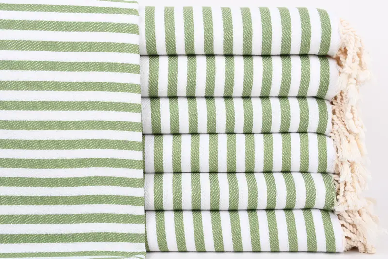 Thin towel, Spa Gift, Custom Beach Towels, Luxury Turkish peshtemal beach towel, 70x40 Cotton Striped Towel, Guest Towel, Fouta towel, Hammam towel - 1