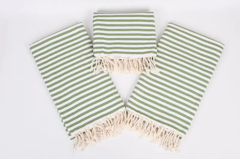 Thin towel, Spa Gift, Custom Beach Towels, Luxury Turkish peshtemal beach towel, 70x40 Cotton Striped Towel, Guest Towel, Fouta towel, Hammam towel - 7