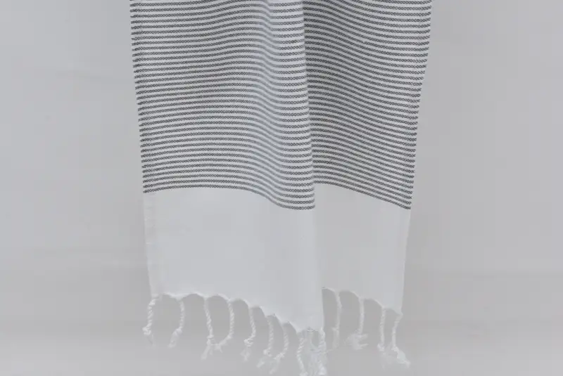 Bridesmaid Gifts, Kitchen Towel, Beach Theme Bachelorette Party, Bachelorette Party Items, Wedding Gift, Custom Gift, 40x18 Cotton Striped Towel - 7