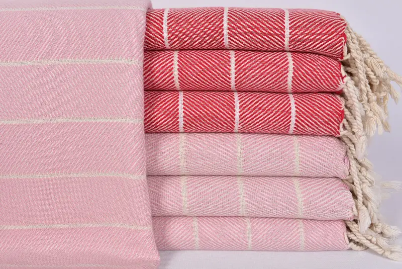 Personalized Towel, Monogrammed Beach Towel, Peshtemal Towel, Halloween Bachelorette Party Favors, 70x40 Cotton Herringbone Towel, Gift For Bride - 1