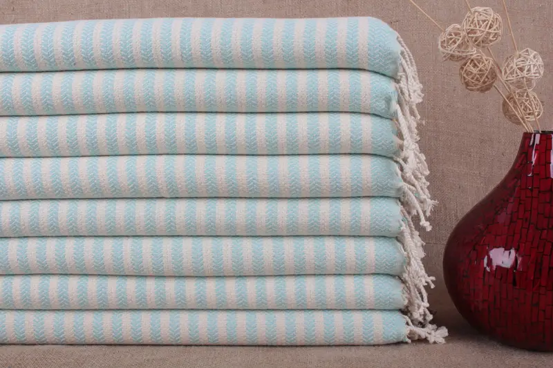 Toalla de regalo de boda Servilleta Chevron Beige, 18x36 pulgadas