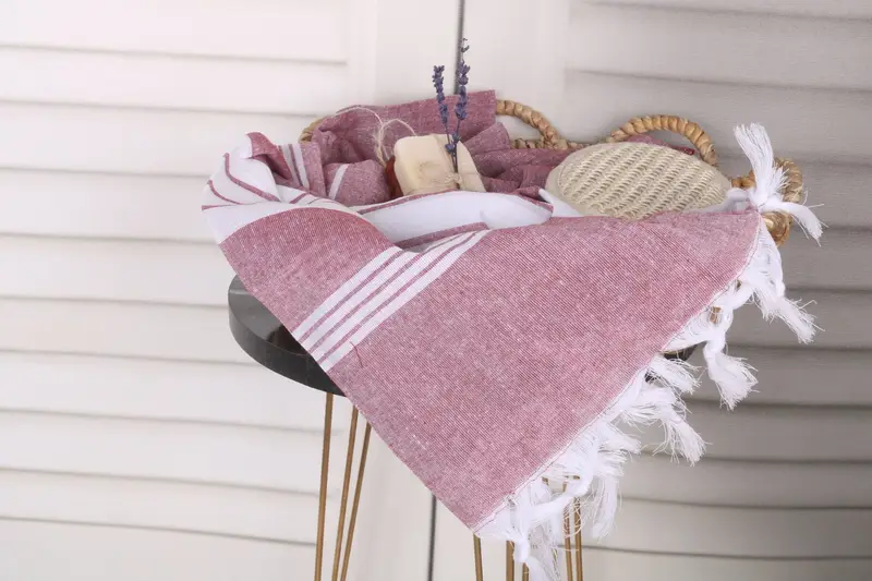 Home Decor Gifts, Bridesmaid Gifts Personalized, Custom Name Towel, Gifts For Him, 68x36 Cotton Striped Towel, Spa Gift Towel, Turkish beach towel - 2