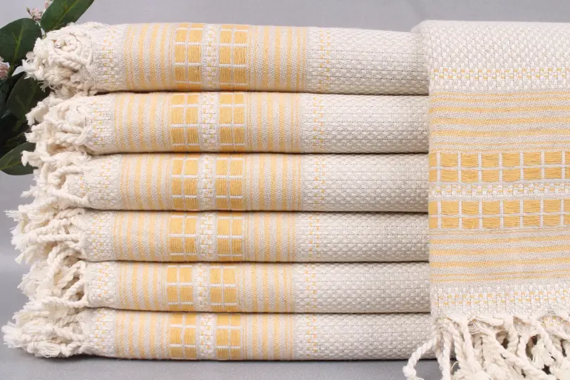 Turkish Towel Bath Towel Beige, 38x65 Inches Linen Towel
