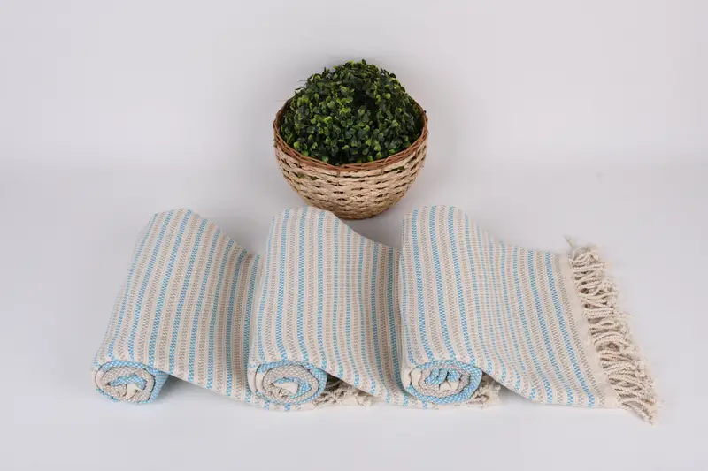 Turkish Towel USA, Bridesmaid Gift Towel, 70x40 Cotton Geometric Towel, Valentines Day Gift, Travel towel, Beach Towel Bulk, Handmade Turkish Towel - 8