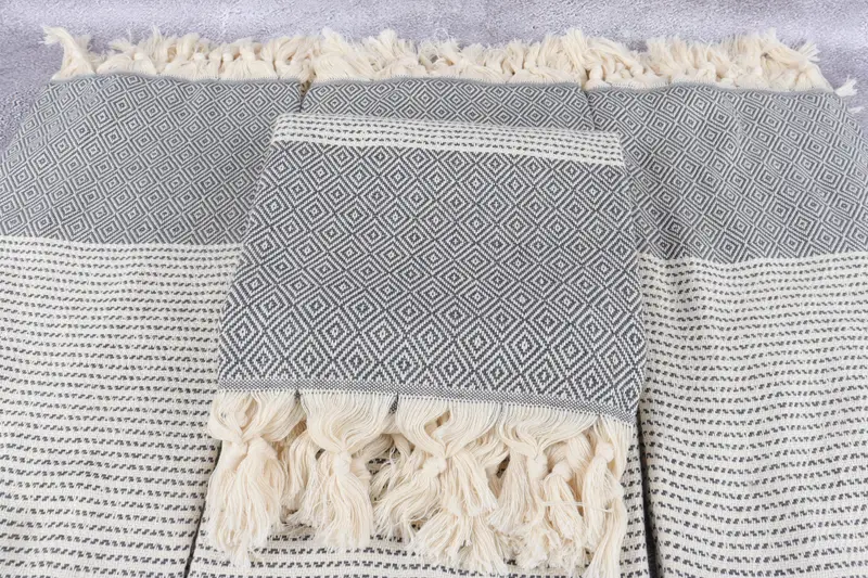 Christmas Gift, Turkish Towel Beach, 70x36 Cotton Diamond Towel, Bachelor Towel, Sand-resistant towel, Bachelorette Party Gift, Peshtemal Towel USA - 4