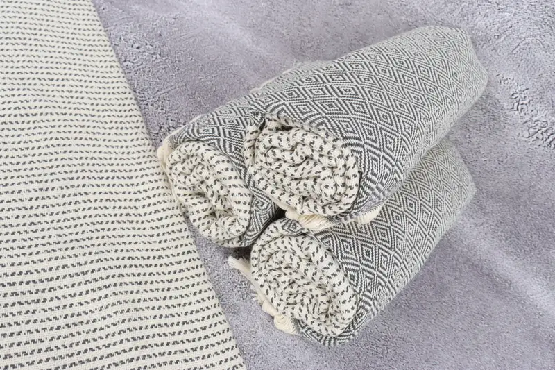 Christmas Gift, Turkish Towel Beach, 70x36 Cotton Diamond Towel, Bachelor Towel, Sand-resistant towel, Bachelorette Party Gift, Peshtemal Towel USA - 8