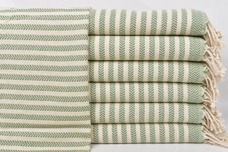 Turkish Towel Hand Towel, Personalized Turkish Towel, 40x18 Cotton Chevron Towel, Turkish Towel Monogram, Personalized Gifts, Wedding Favors - 1