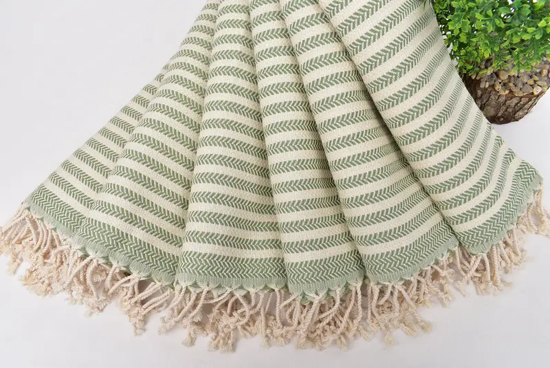 Turkish Towel Hand Towel, Personalized Turkish Towel, 40x18 Cotton Chevron Towel, Turkish Towel Monogram, Personalized Gifts, Wedding Favors - 4