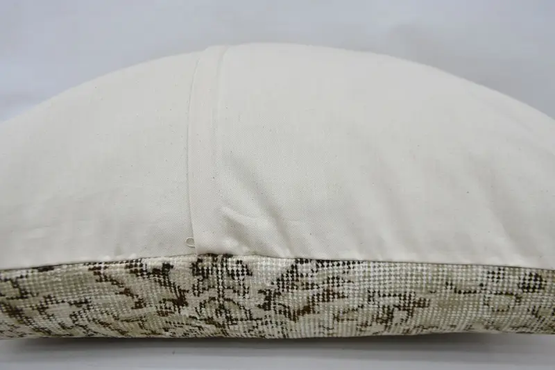 Pillow for Sofa, Tribal Cushion Cover, 32x32 Beige Cushion Cover, Cushion, Handmade Kilim Cushion, Kilim Pillow, Customized Pillow Cover - 6